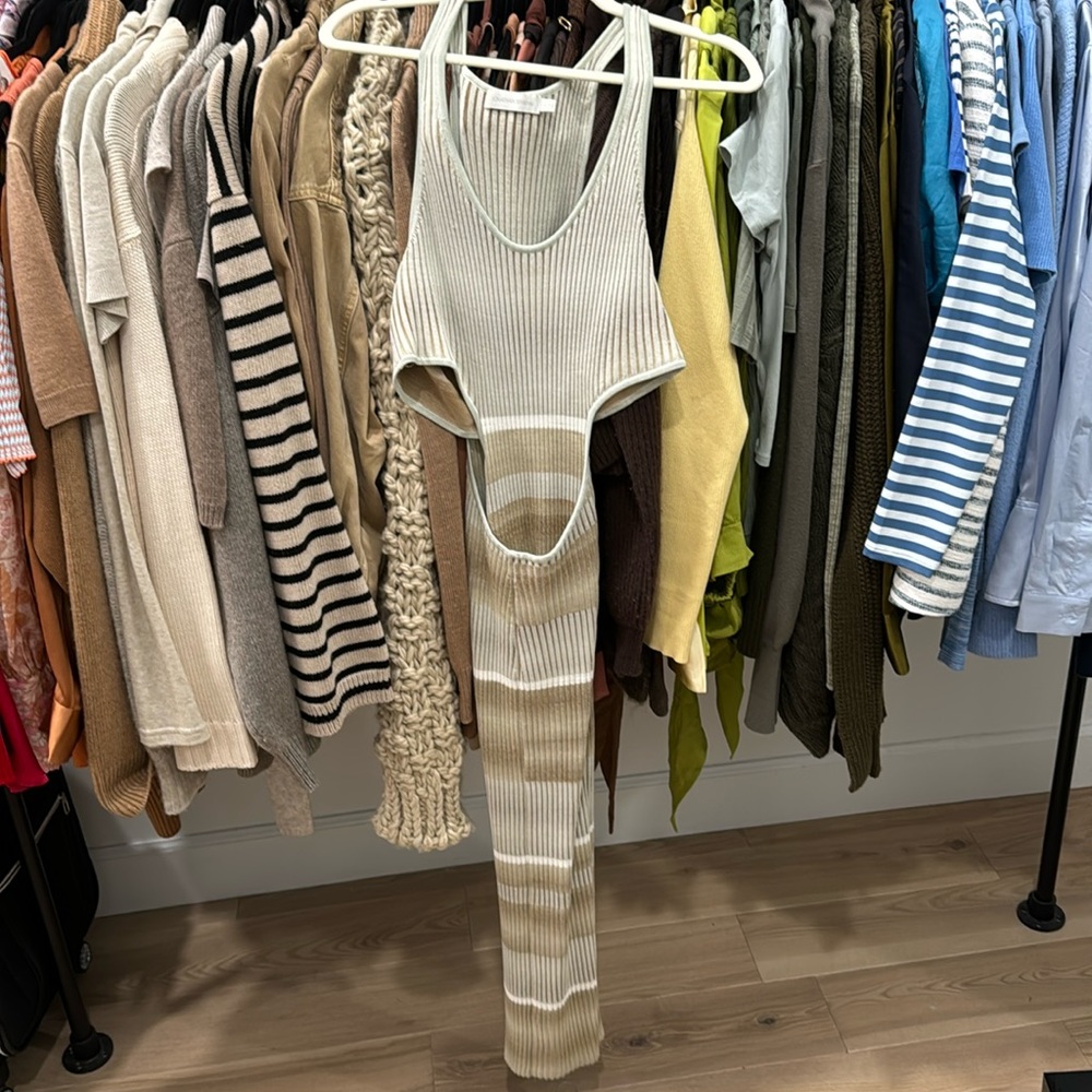 Jonathan Simkhai Cut out Sweater dress